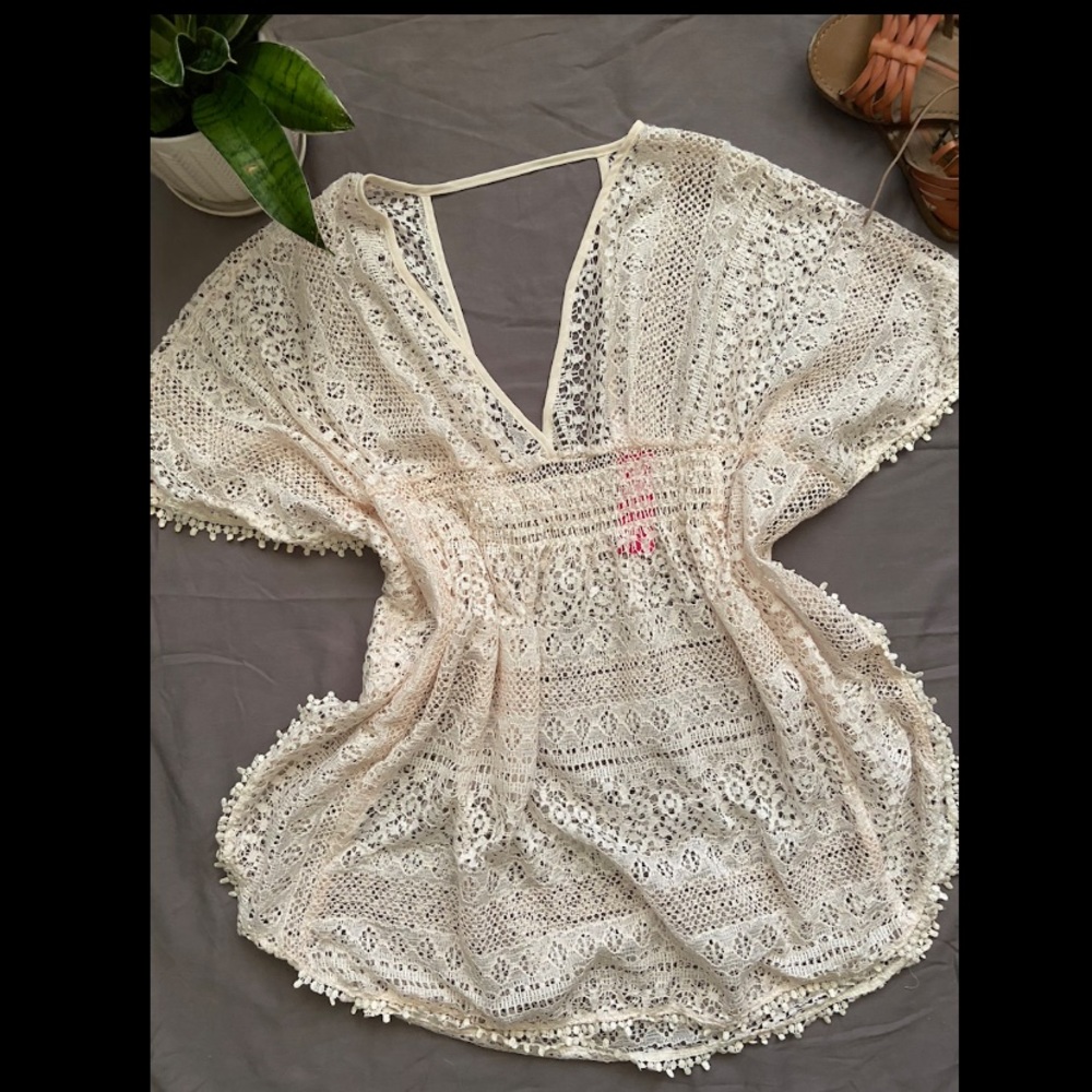 Cream Beach Cover-Up